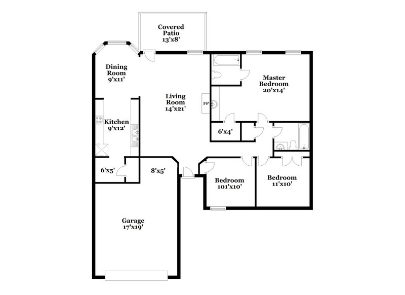 1,730/Mo, 7755 Mary Payton Dr Southaven, MS 38671 Floorplan View