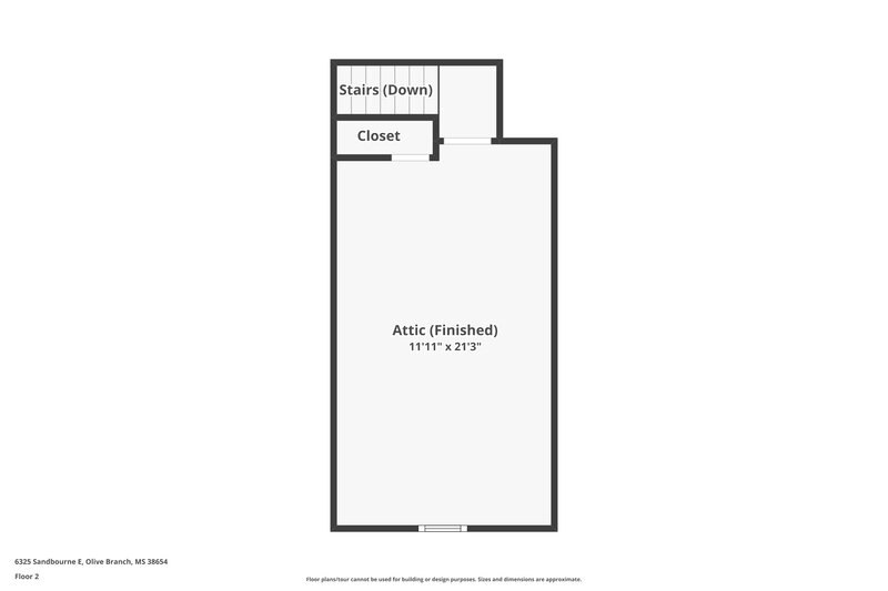 2,000/Mo, 6325 Sandbourne E Olive Branch, MS 38654 Floor Plan View 2