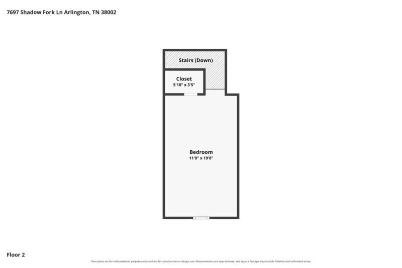 2,125/Mo, 7697 Shadow Fork Ln Arlington, TN 38002 Floorplan View 3
