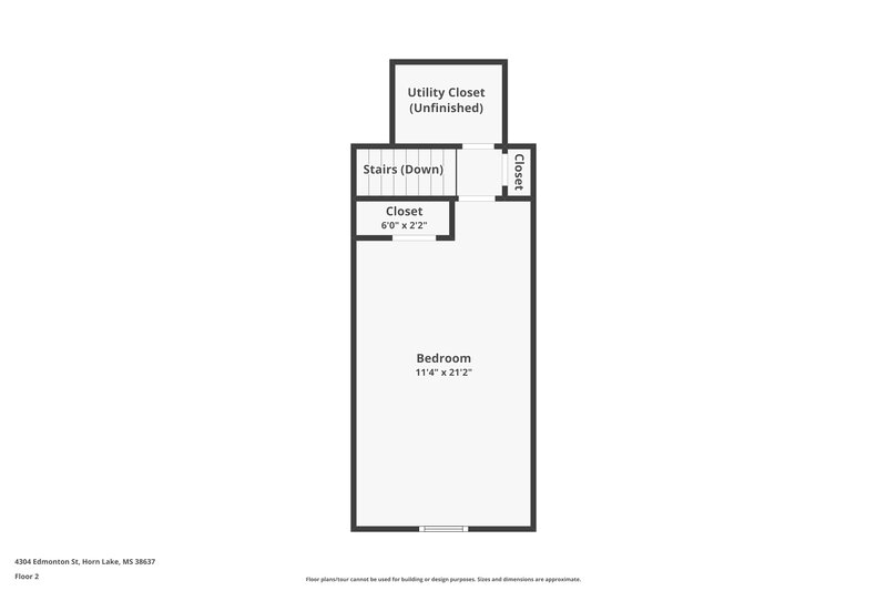 2,030/Mo, 4304 Edmonton Street Horn Lake, MS 38637 Floor Plan View 2