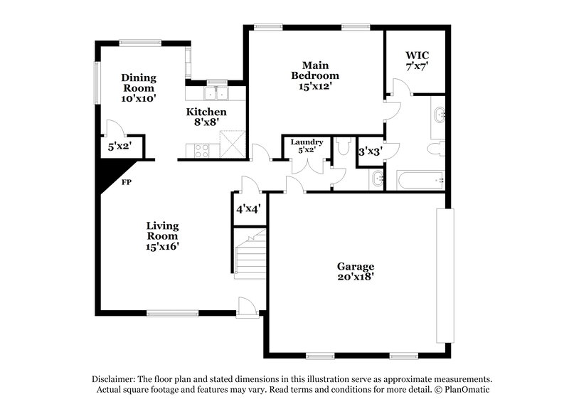 1,760/Mo, 6863 Skylar Mill Ave Cordova, TN 38018 Floor Plan View
