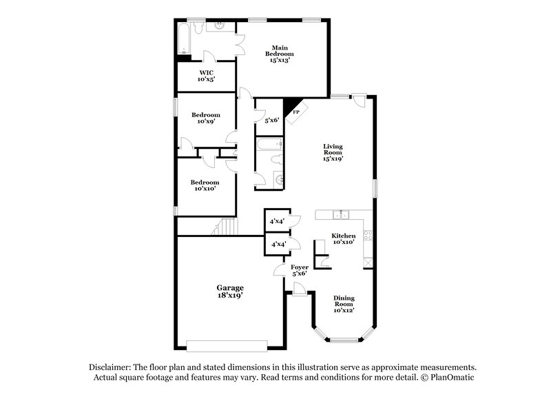 1,795/Mo, 7345 Green Ash Dr Olive Branch, MS 38654 Floor Plan View