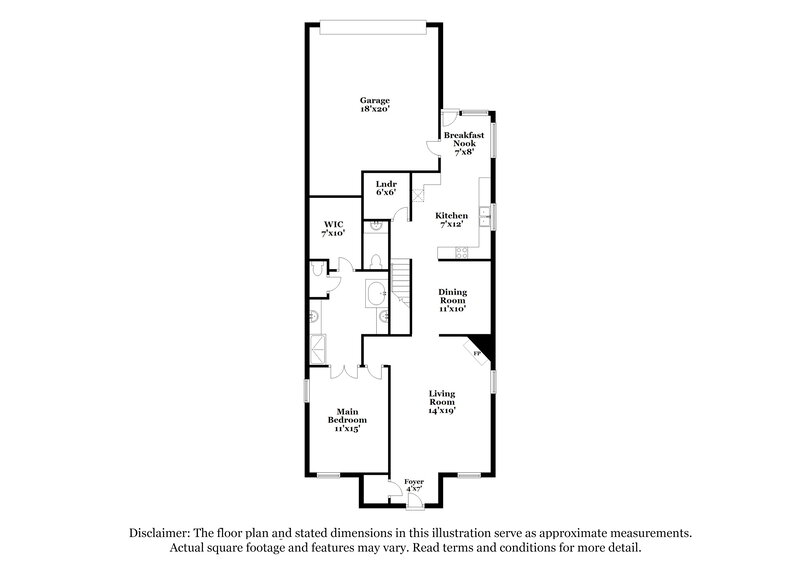 2,070/Mo, 8730 Eagle View Dr Cordova, TN 38018 Floor Plan View