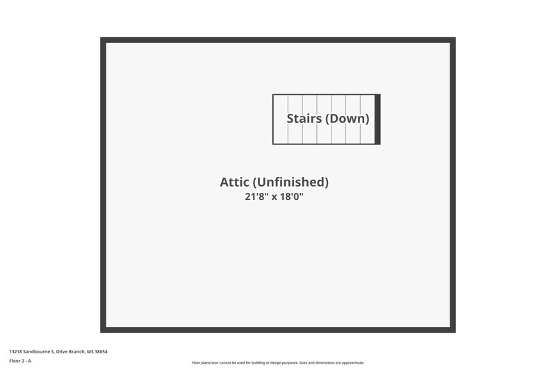 1,975/Mo, 13218 Sandbourne S Olive Branch, MS 38654 Floor Plan View 2