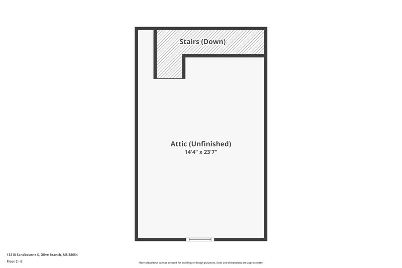 1,975/Mo, 13218 Sandbourne S Olive Branch, MS 38654 Floor Plan View 3
