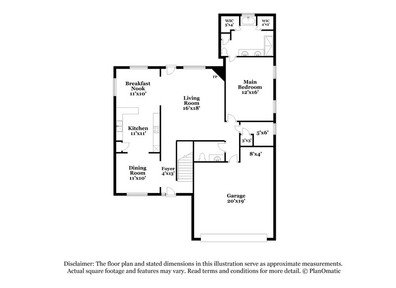 2,070/Mo, 1141 Red Fern Cir E Cordova, TN 38018 Floor Plan View