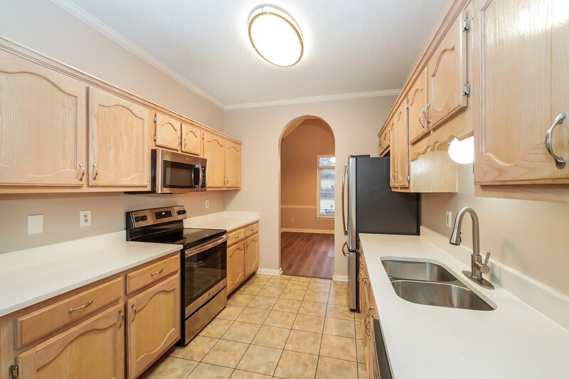 1,915/Mo, 2582 Hearth Stone Dr Cordova, TN 38016 Kitchen View 2