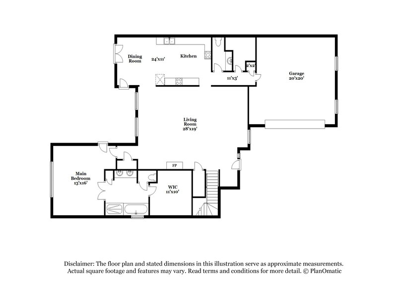 2,025/Mo, 6348 Cheyenne Dr Olive Branch, MS 38654 Floor Plan View