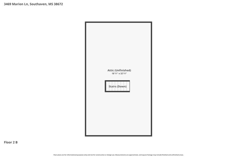2,355/Mo, 3469 Marion Ln Southaven, MS 38672 Floor Plan View 3