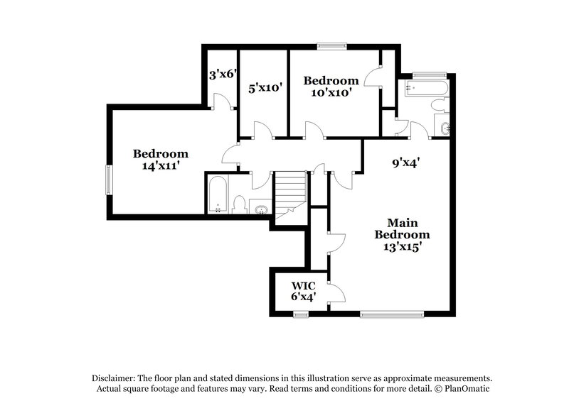 1,825/Mo, 9723 Dogwood Manor S Olive Branch, MS 38654 Floorplan View 2