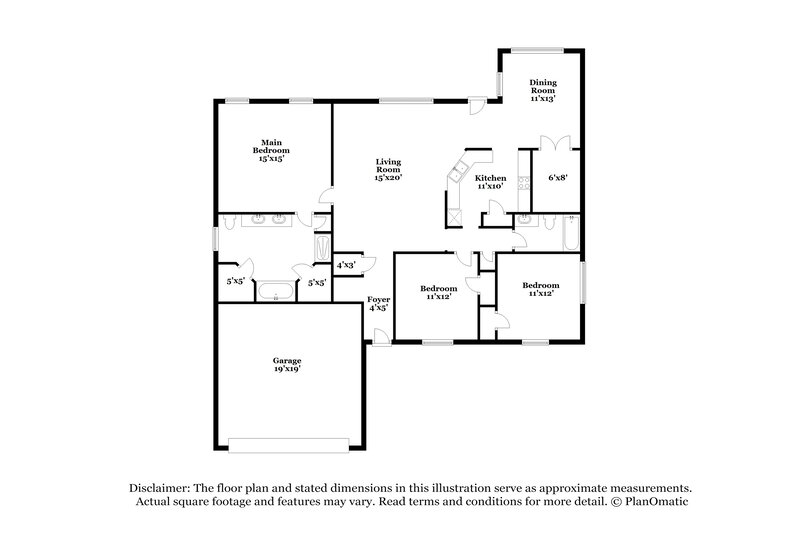 1,775/Mo, 5751 Broadway Dr W Southaven, MS 38672 Floorplan View