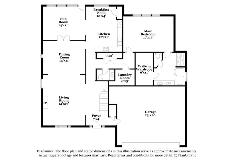 3,070/Mo, 4123 Golf View Cv Bartlett, TN 38135 Floor Plan View 2