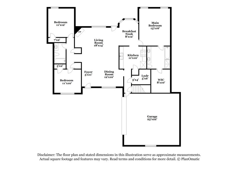 1,910/Mo, 2910 Keeley Cove Southaven, MS 38672 Floor Plan View