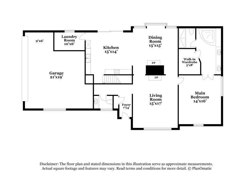 3,240/Mo, 5000 W Old Farm Rd Memphis, TN 38125 Floor Plan View 2