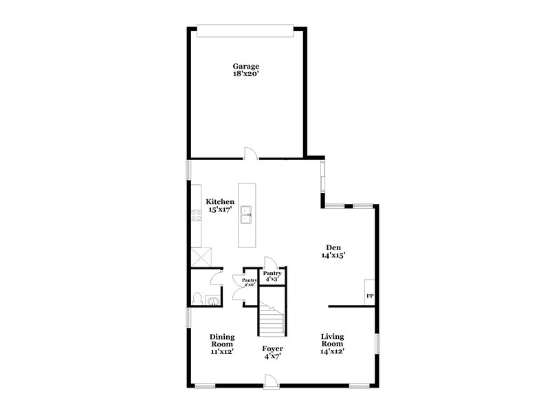 1,890/Mo, 1734 Addison Park Cove Cordova, TN 38016 Floor Plan View