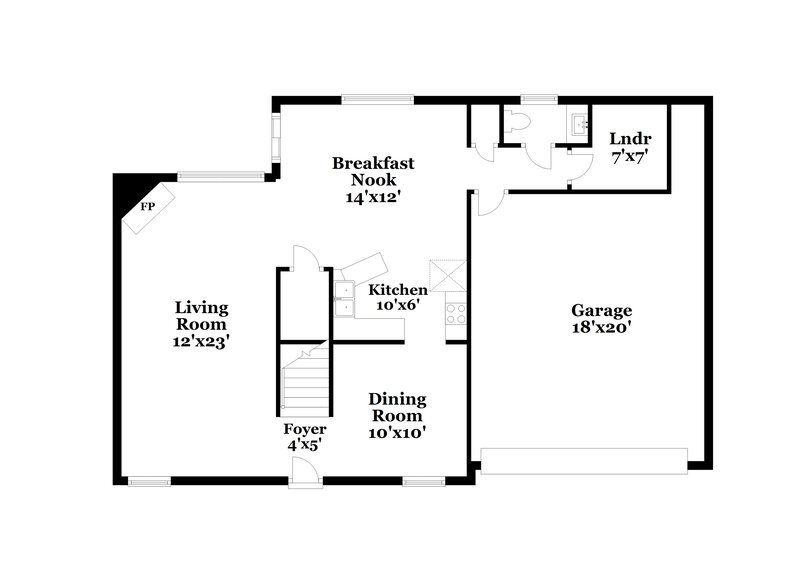 2,700/Mo, 6997 Luxor Ln Cordova, TN 38018 Floor Plan View 2