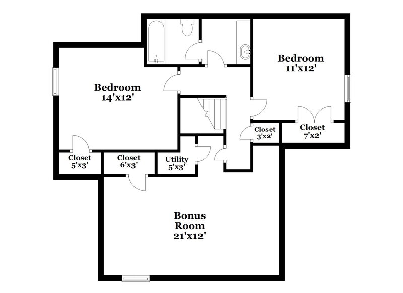 2,780/Mo, 145 Penny Ln Oakland, TN 38060 Floor Plan View 2