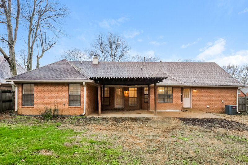 1,820/Mo, 3780 Westridge Cove Bartlett, TN 38135 Rear View