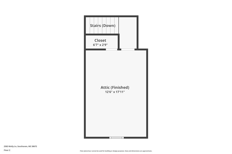 2,415/Mo, 2583 Molly Ln Southaven, MS 38672 Floor Plan View 2