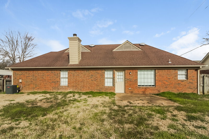 1,840/Mo, 4371 Bunker Hill Dr Memphis, TN 38125 Rear View