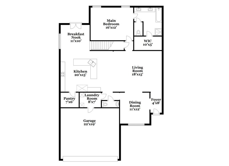 2,620/Mo, 4077 Course View Dr Bartlett, TN 38135 Floor Plan View