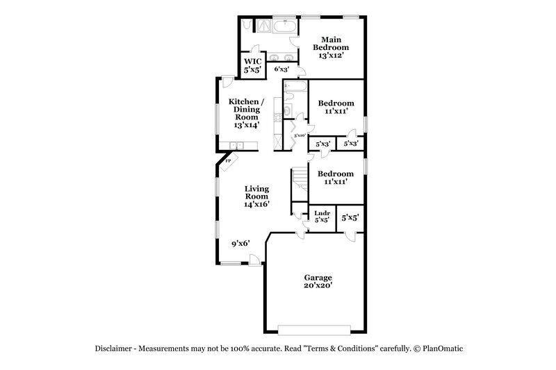 2,690/Mo, 5386 Kristy Ln Southaven, MS 38671 Floor Plan View