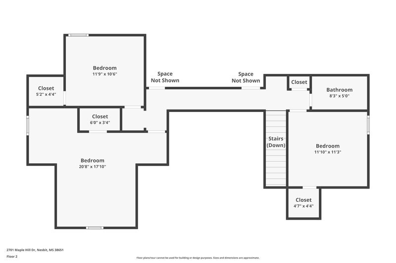 2,195/Mo, 2701 Maple Hill Dr Nesbit, MS 38651 Floor Plan View 2
