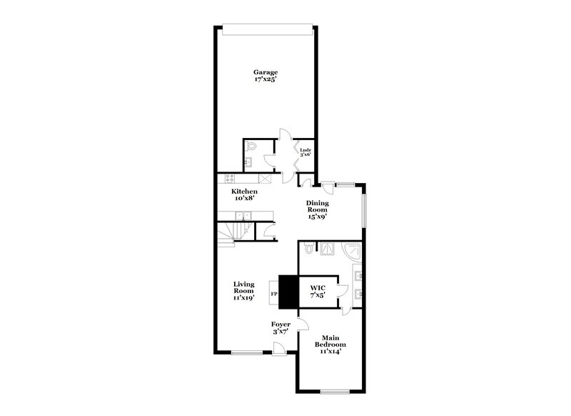 2,580/Mo, 1170 Whitten Rd Memphis, TN 38134 Floor Plan View