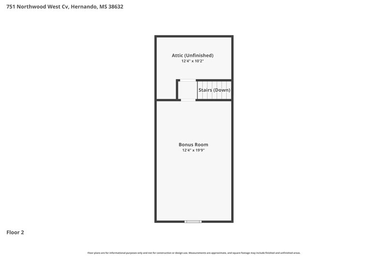 1,965/Mo, 751 Northwood West Cove Hernando, MS 38632 Floor Plan View 2