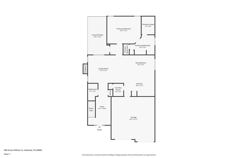 3,300/Mo, 480 Green Willow Cove Oakland, TN 38060 Floor Plan View