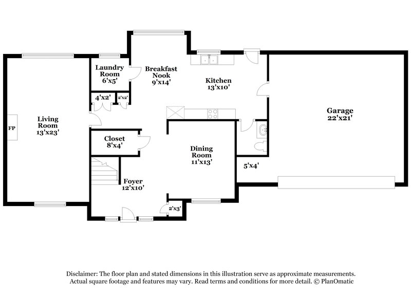 2,250/Mo, 5005 Cottage Ln Memphis, TN 38125 Floor Plan View