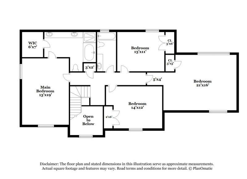 2,250/Mo, 5005 Cottage Ln Memphis, TN 38125 Floor Plan View 2