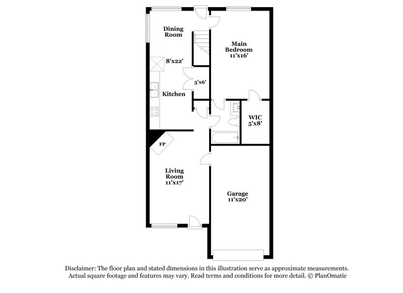 1,710/Mo, 1248 Calebs Ridge Dr Cordova, TN 38018 Floorplan View
