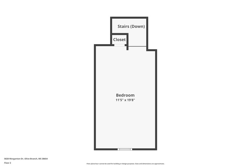 2,310/Mo, 5828 Morganton Dr Olive Branch, MS 38654 Floor Plan View 2
