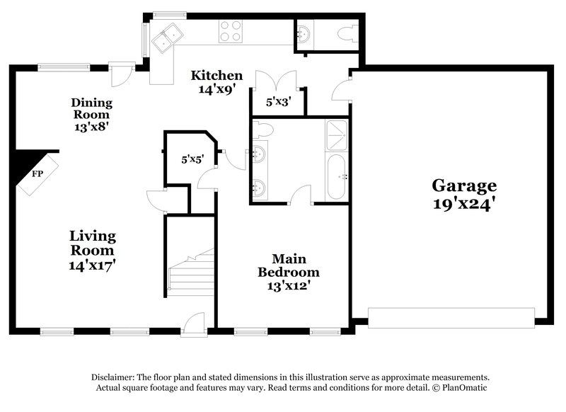1,985/Mo, 4210 Shadow Ridge Dr Horn Lake, MS 38637 Floor Plan View