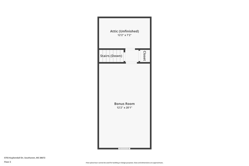 1,835/Mo, 5755 Kuykendall Dr Southaven, MS 38672 Floor Plan View