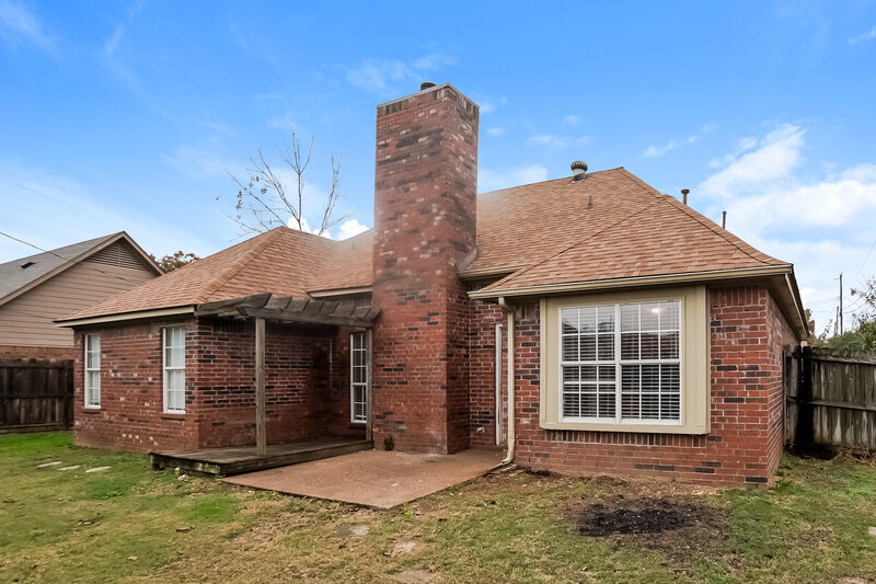 1,640/Mo, 3903 Esperance St Memphis, TN 38135 Rear View