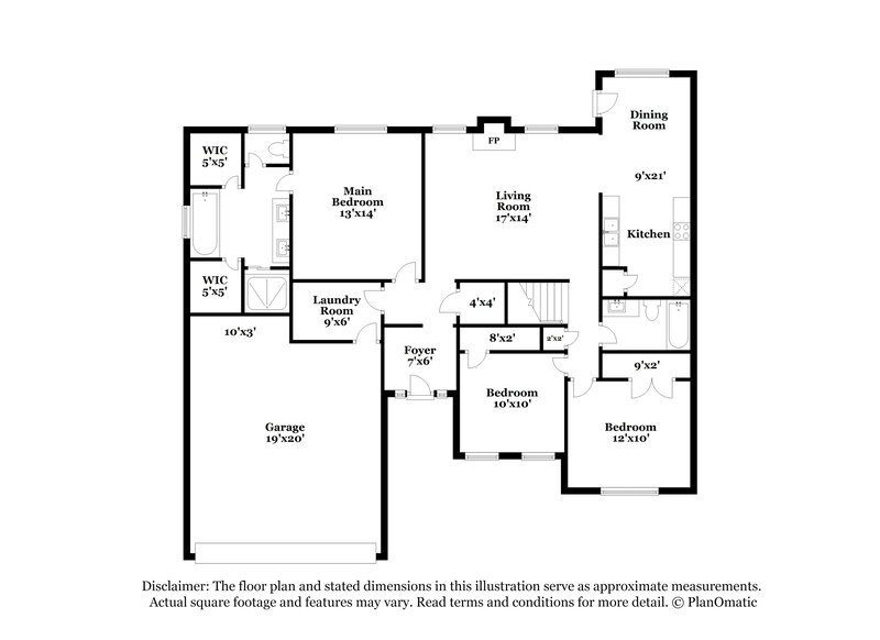 1,900/Mo, 205 Mack Edwards Dr Oakland, TN 38060 Floor Plan View