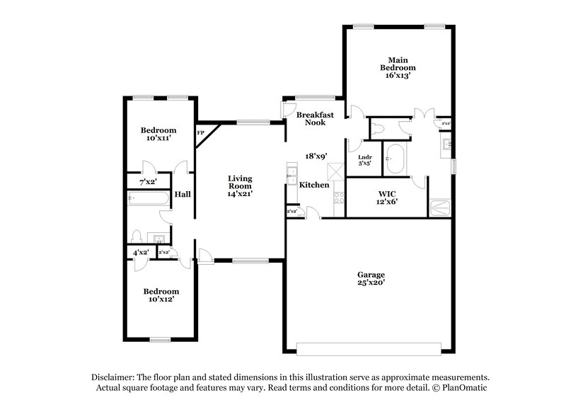 2,340/Mo, 5571 Lakeside Cir W Walls, MS 38680 Floor Plan View