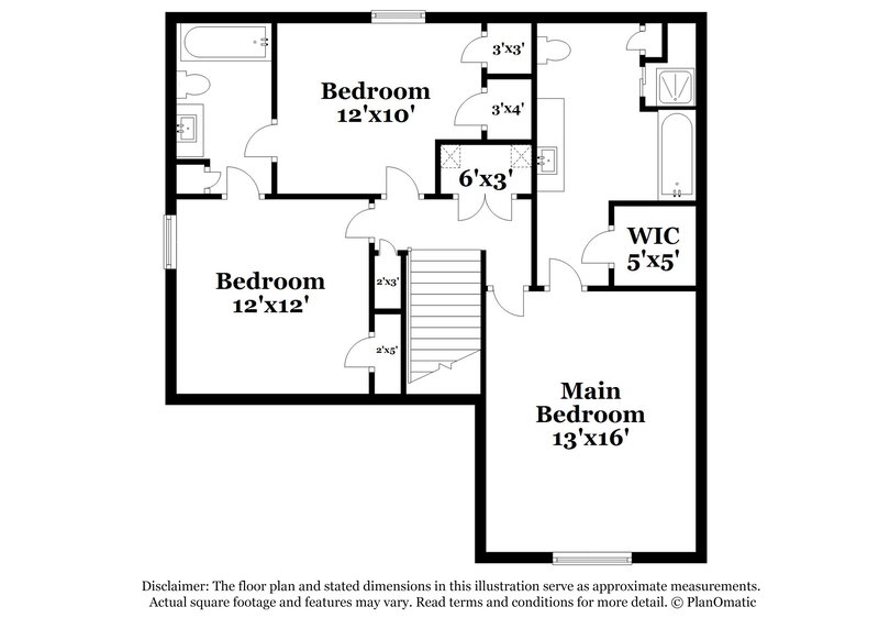1,795/Mo, 8708 Overcup Oaks Dr Memphis, TN 38018 Floorplan View 2