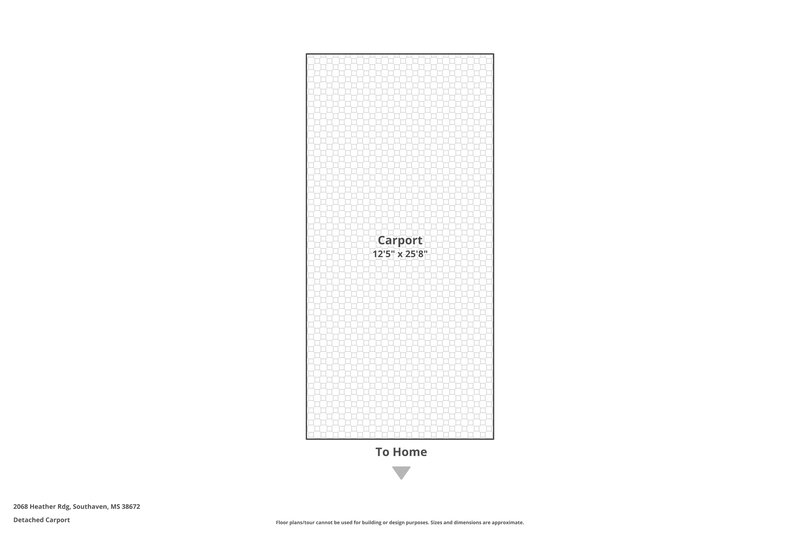 1,765/Mo, 2068 Heather Ridge Southaven, MS 38672 Floor Plan View 2
