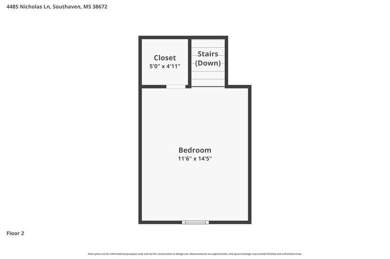2,280/Mo, 4485 Nicholas Ln Southaven, MS 38672 Floor Plan View 2