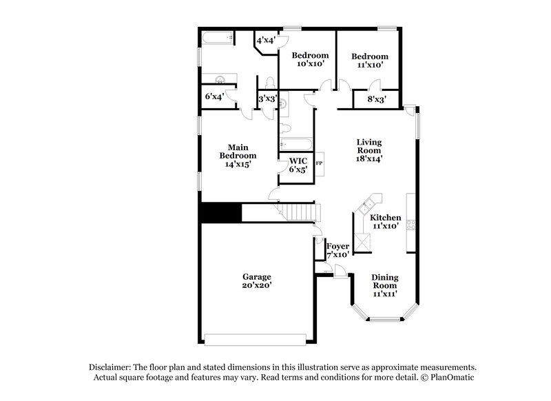 2,080/Mo, 356 Vaiden Ridge Dr S Hernando, MS 38632 Floor Plan View