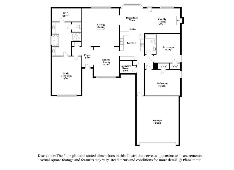 2,100/Mo, 1433 Siskin Dr Cordova, TN 38016 Floorplan View