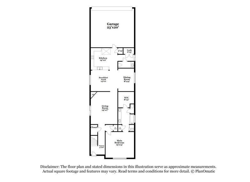 1,750/Mo, 1372 Broadstone Ct Cordova, TN 38016 Floorplan View