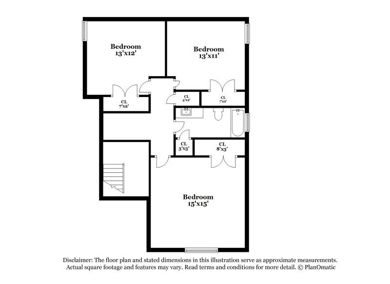 1,750/Mo, 1372 Broadstone Ct Cordova, TN 38016 Floorplan View 2