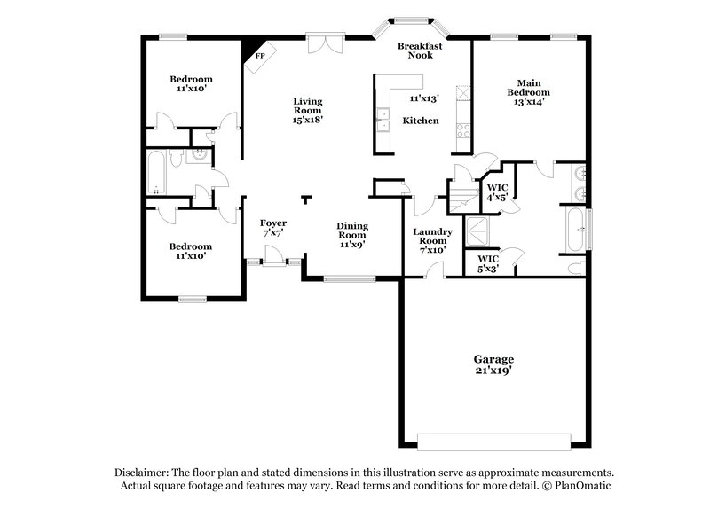 2,010/Mo, 157 Pebble Creek Cove E Hernando, MS 38632 Floor Plan View