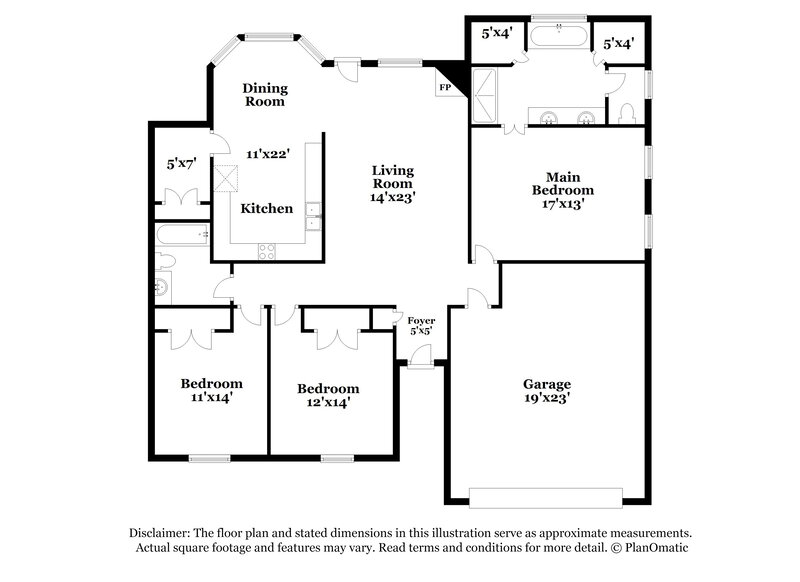 2,590/Mo, 7087 Maple Grove Rd Olive Branch, MS 38654 Floor Plan View