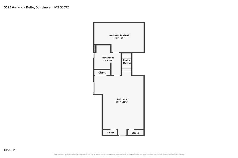 2,365/Mo, 5520 Amanda Belle Southaven, MS 38672 Floor Plan View 2