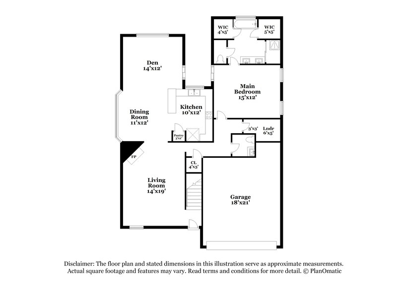 2,140/Mo, 110 Birch Springs Dr Oakland, TN 38060 Floorplan View